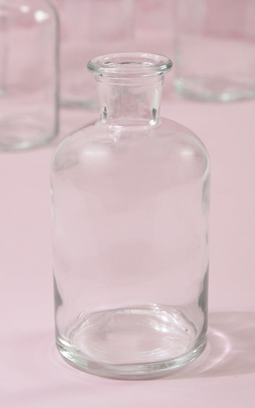 Glasflasche zum Befüllen | rund