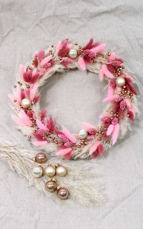 Adventskranz Light rose Christmas