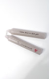 Kerzen Stabkerzen hellgrau 2 Stck. | 14 cm
