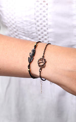 Armband 2er-Kombi schwarz