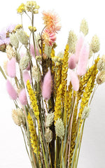 Trockenblumenstrauss Frühlings-Mix natur