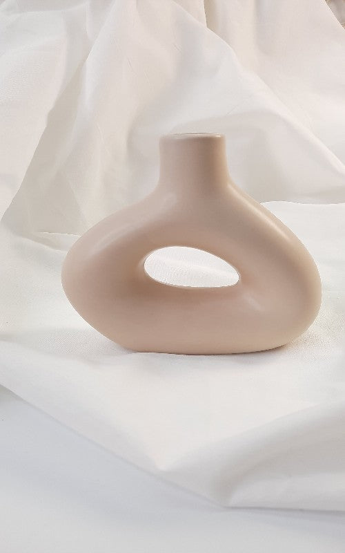 Keramikvase MALEA CREME | Style Circle | 15 cm