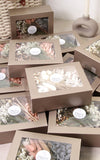 Trockenblumen Mix Box weiß
