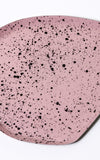 Schale rosa-schwarz gesprenkelt | 17 x 18 cm