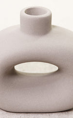 Kerzenhalter Kerzenständer JOSY WHITE+GREY | 12 cm