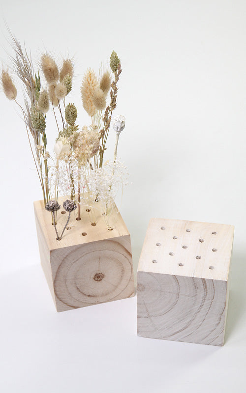 Flowercube Flowerboard Holz Cube