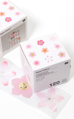 Sticker Aufkleber-Box Blüten