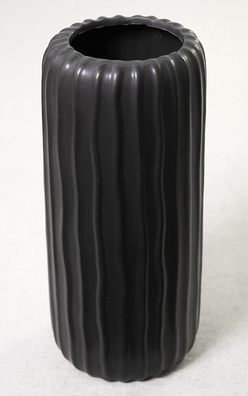 Keramikvase AQUAREL BLACK | Style 2 | 25 cm