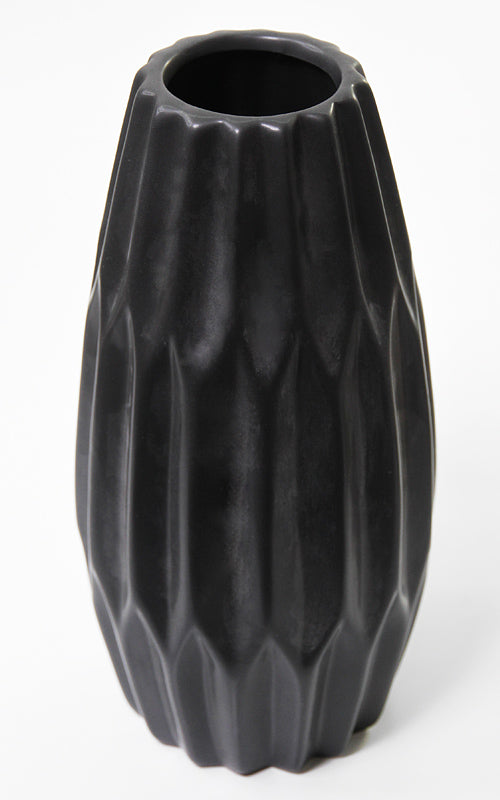 Keramikvase AQUAREL BLACK | Style 1 | 25 cm