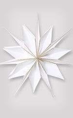 Deko-Stern weiß 14 Spitzen | 38 cm